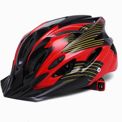 Фото: Детский защитный велошлем со съемным козырьком Kindheit Velo, красный, размер S-3 Детский защитный велошлем со съемным козырьком Kindheit Velo, красный, размер S-3