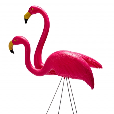 Фото: Комплект садовых фигурок фламинго Pink, 2 шт.-3 Комплект садовых фигурок фламинго Pink, 2 шт.-3