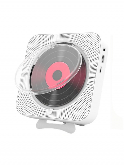 Фото: CD плеер портативный, музыкальный проигрыватель, белый-1 CD плеер портативный, музыкальный проигрыватель, белый-1