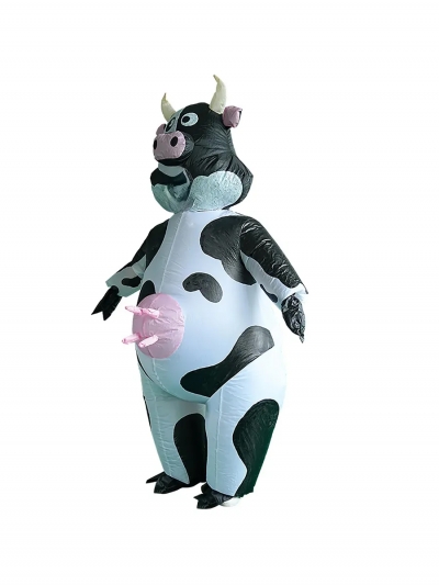 Фото: Надувной карнавальный костюм Корова-Бурёнка FZ1897-5 Надувной карнавальный костюм Корова-Бурёнка FZ1897-5