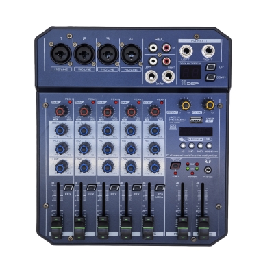 Фото: Внешняя 6-канальная звуковая карта WYW T6 (Микшерный пульт)-1 Внешняя 6-канальная звуковая карта WYW T6 (Микшерный пульт)-1