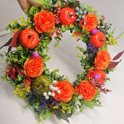 Фото: Венок декоративный Flower circle диаметр 40 см-2 Венок декоративный Flower circle диаметр 40 см-2