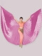 Фото: Плиссированные крылья для восточных танцев Isis на рост 150-175см, розовые Плиссированные крылья для восточных танцев Isis на рост 150-175см, розовые