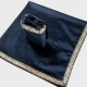 Фото: Бархатная скатерть Taro Dark Blue 65*65 Бархатная скатерть Taro Dark Blue 65*65